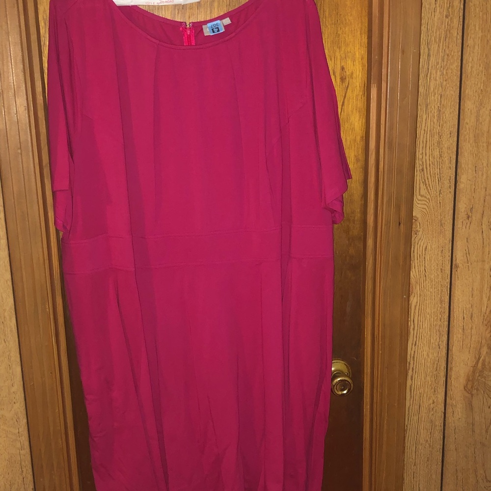 Hot pink dress